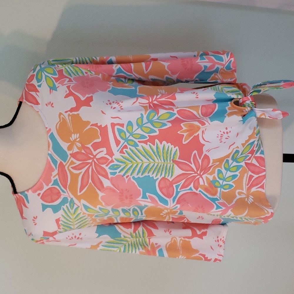 Ruby Rd Bright Floral Top